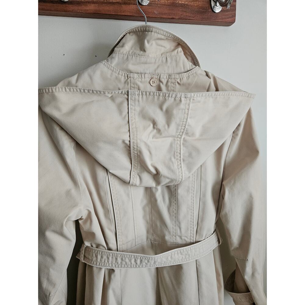 Vintage Neutral Trench Coat – Women’s Size 15 (Fits Modern S/M) - Picture 3 of 13